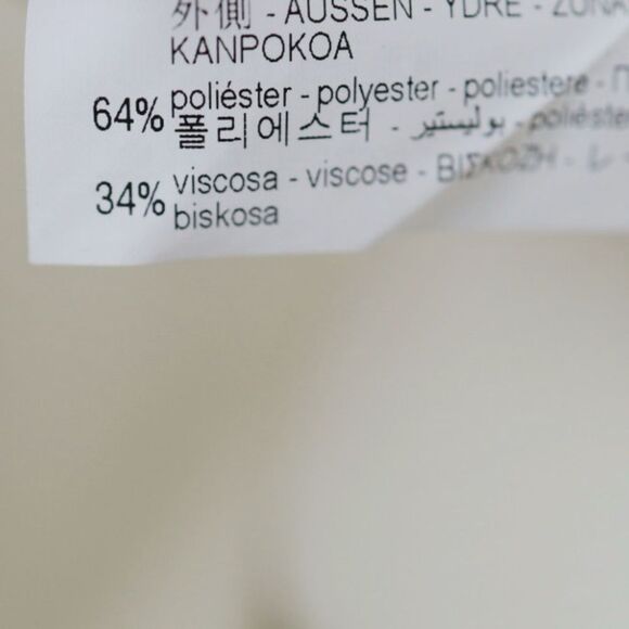 Blogger Fave Zara Ivory Double Breasted Tailored Blazer Textured Pique Size S - Picture 9 of 13